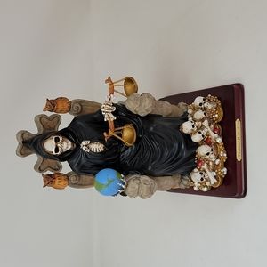 10.5" Santa Muerte Statue Holy Death Grim Reaper